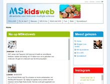 Tablet Screenshot of mskidsweb.nl